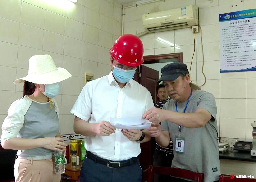 武挪强督导夏粮收购工作 强调：保证粮食安全 维护农民利益