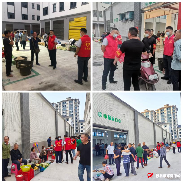 酒埠江镇：新农贸市场火热试运营 人民群众满意叫好
