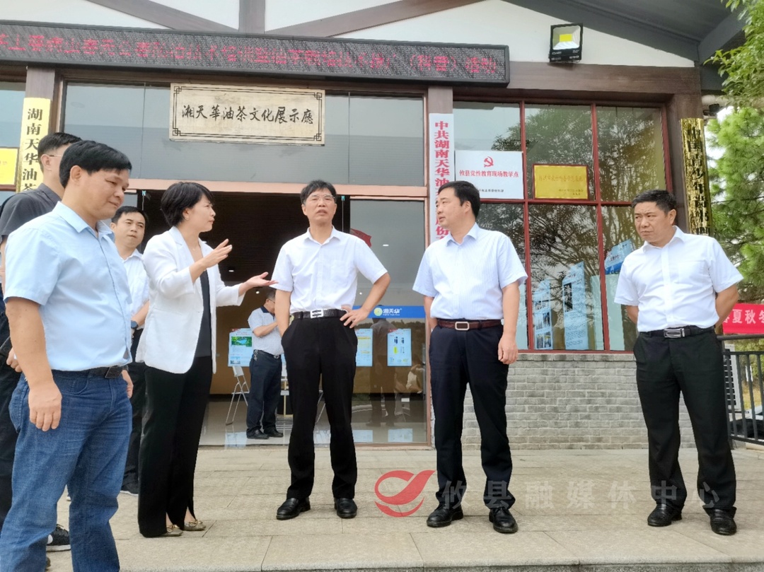 省林业局二级巡视员李志勇一行来攸督导工作