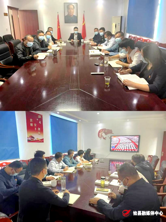 菜花坪镇组织集中收看中国共产党第二十次全国代表大会开幕盛况