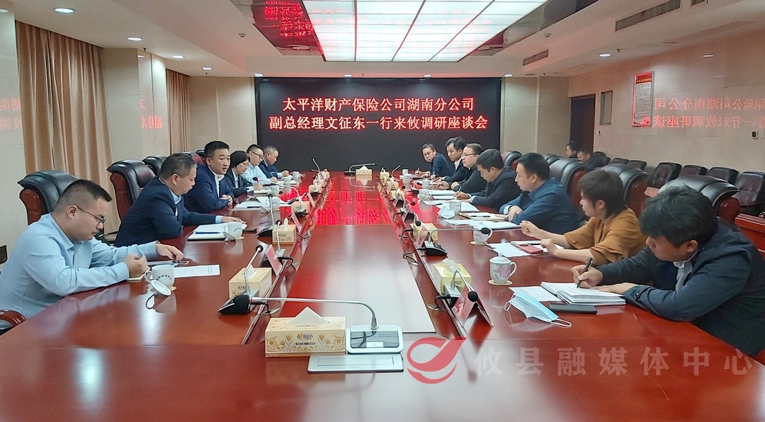 中国太平洋财产保险股份有限公司湖南分公司副总经理文征东来攸调研