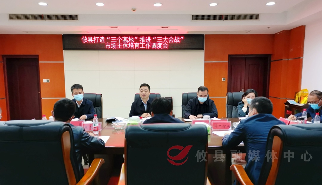 【市场主体培育年】李鹏程出席专题工作调度会并强调：做优存量、壮大体量、提升质量，推动全县产业发展实现新突破