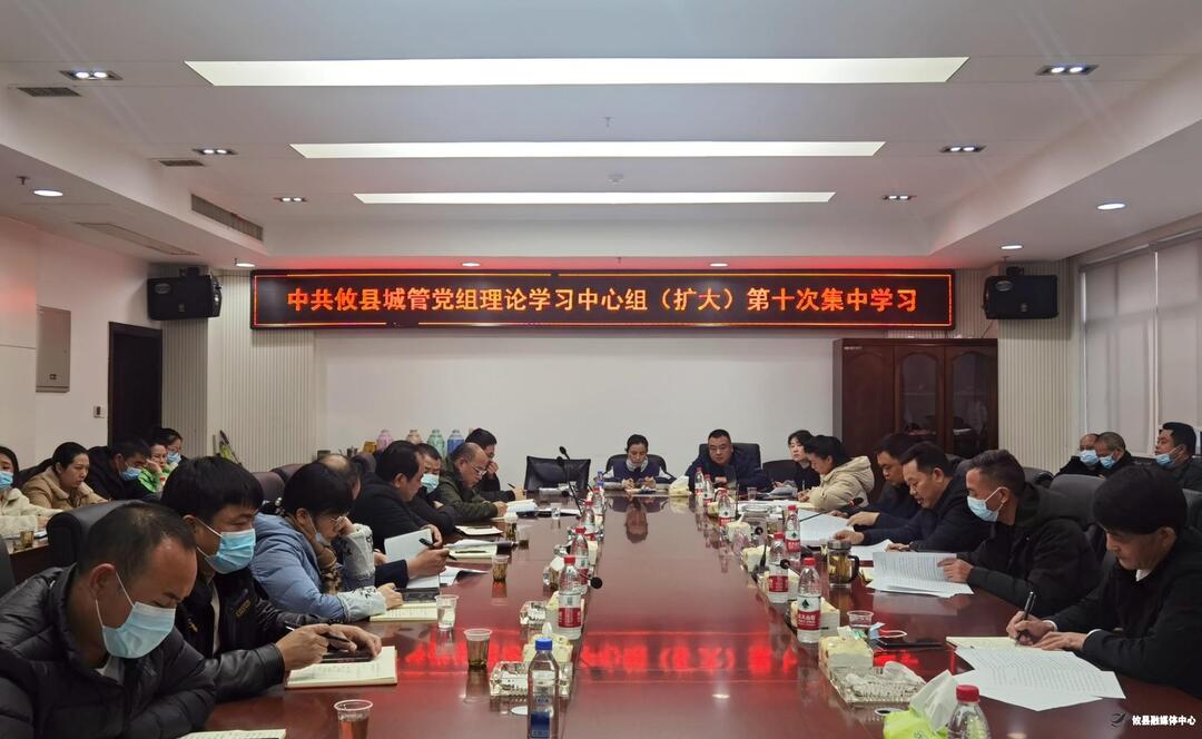 攸县城管局党组理论学习中心组学习（扩大）会议深入学习贯彻党的二十大精神