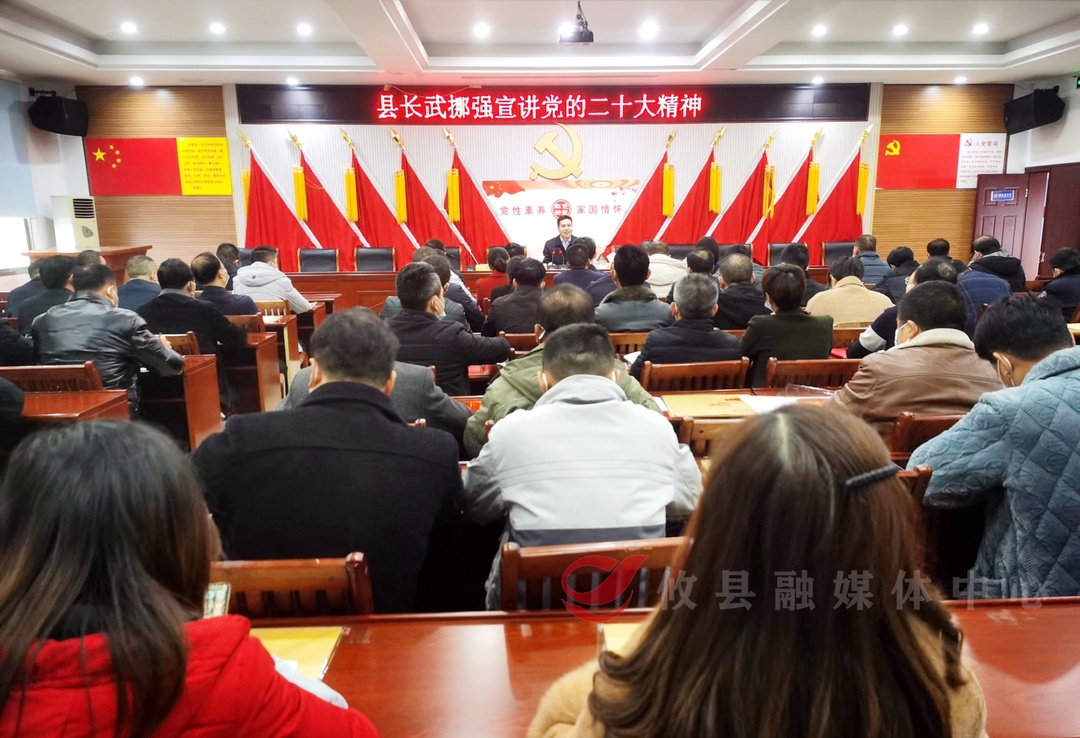 【党声“攸”扬】武挪强在皇图岭镇宣讲 强调：深入践行党的二十大精神  扎实推进攸县乡村振兴