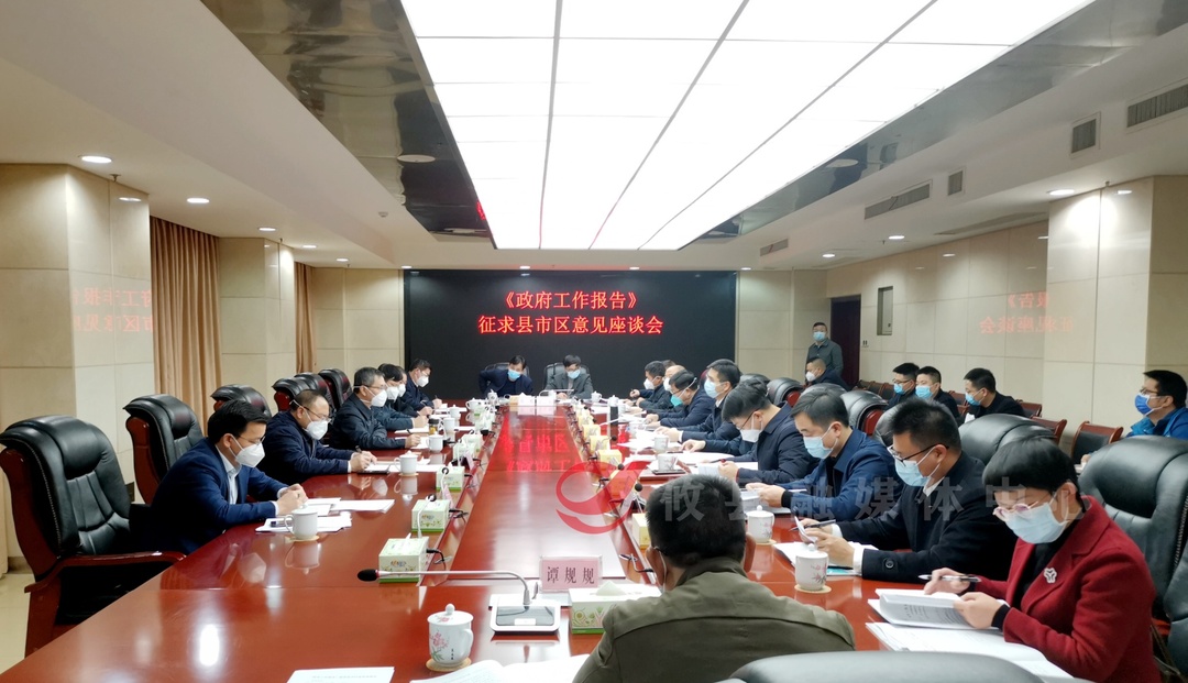 市委副书记、市长陈恢清来攸就《政府工作报告》征求意见
