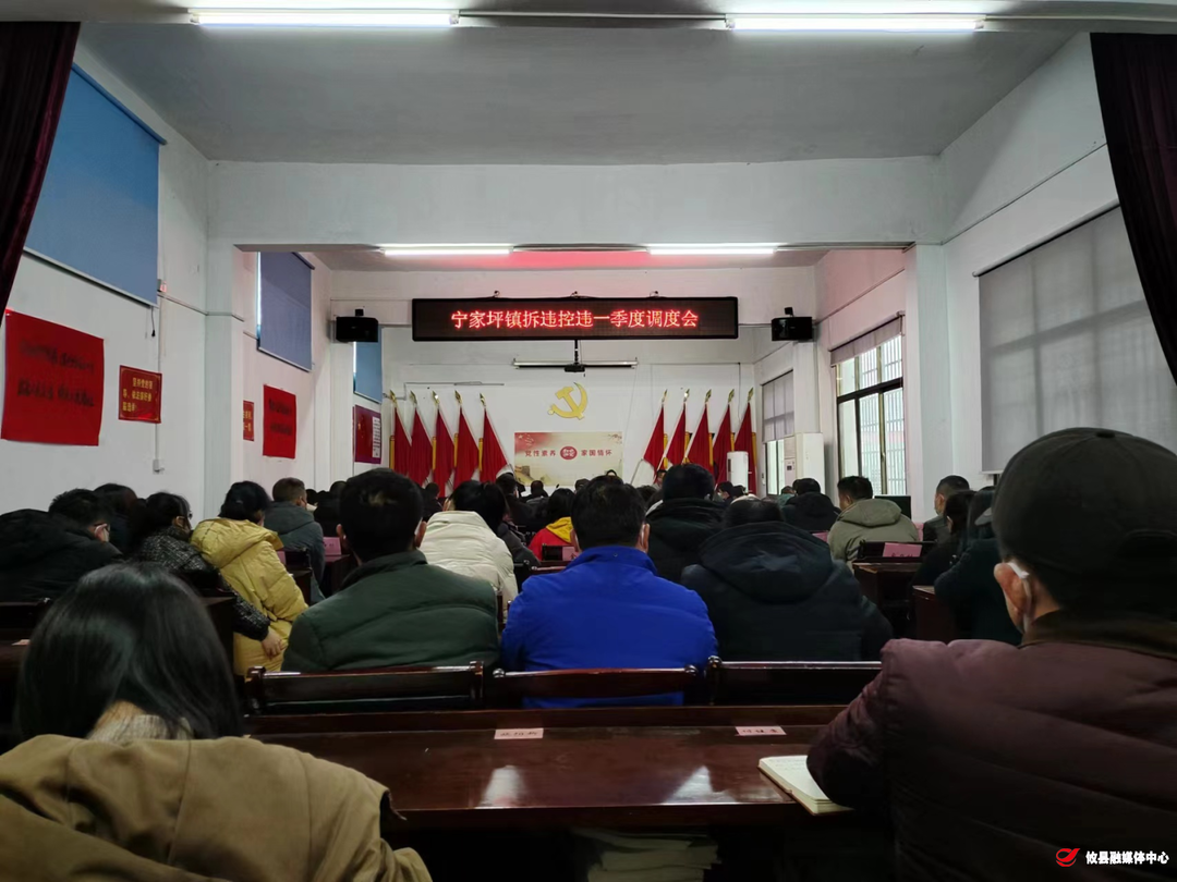 宁家坪镇召开一季度拆违控违工作调度会