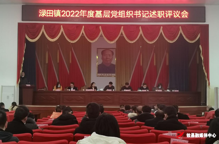 回望硕果，再绘蓝图！渌田镇召开基层党组织书记述职评议会暨2022年度工作总结大会