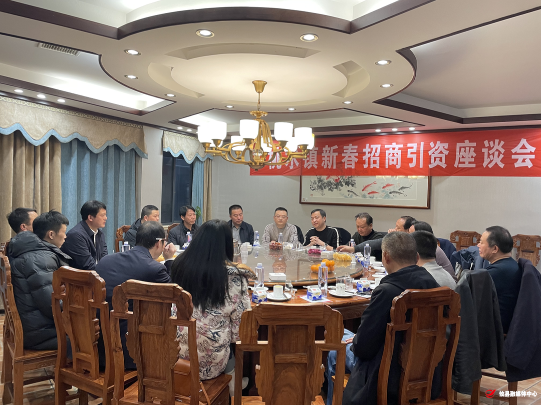 聚智聚心  共商共赢——桃水镇召开新春招商引资座谈会