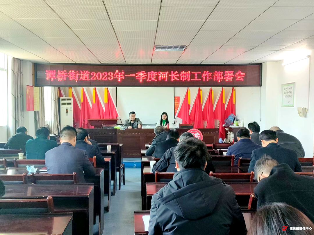 谭桥街道召开2023年总河长及河长制工作会议