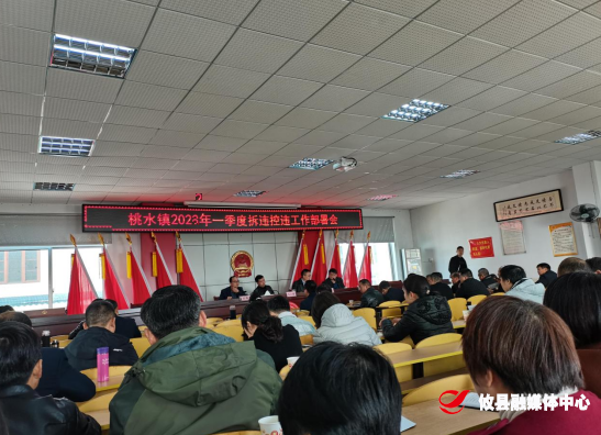 桃水镇：2023年一季度拆控违工作部署会