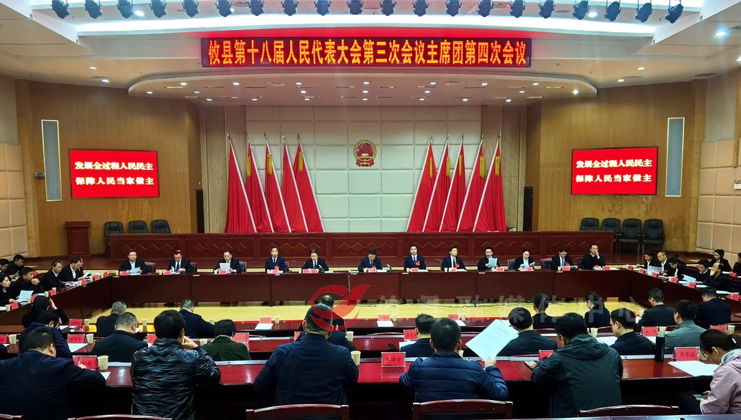 【两会直通车•攸州风正劲】攸县第十八届人民代表大会第三次会议召开主席团第四次会议