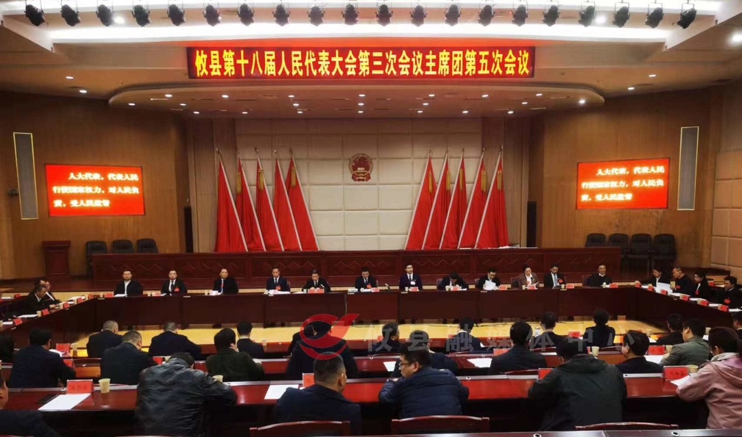 【两会直通车•攸州风正劲】攸县第十八届人民代表大会第三次会议召开主席团第五次会议