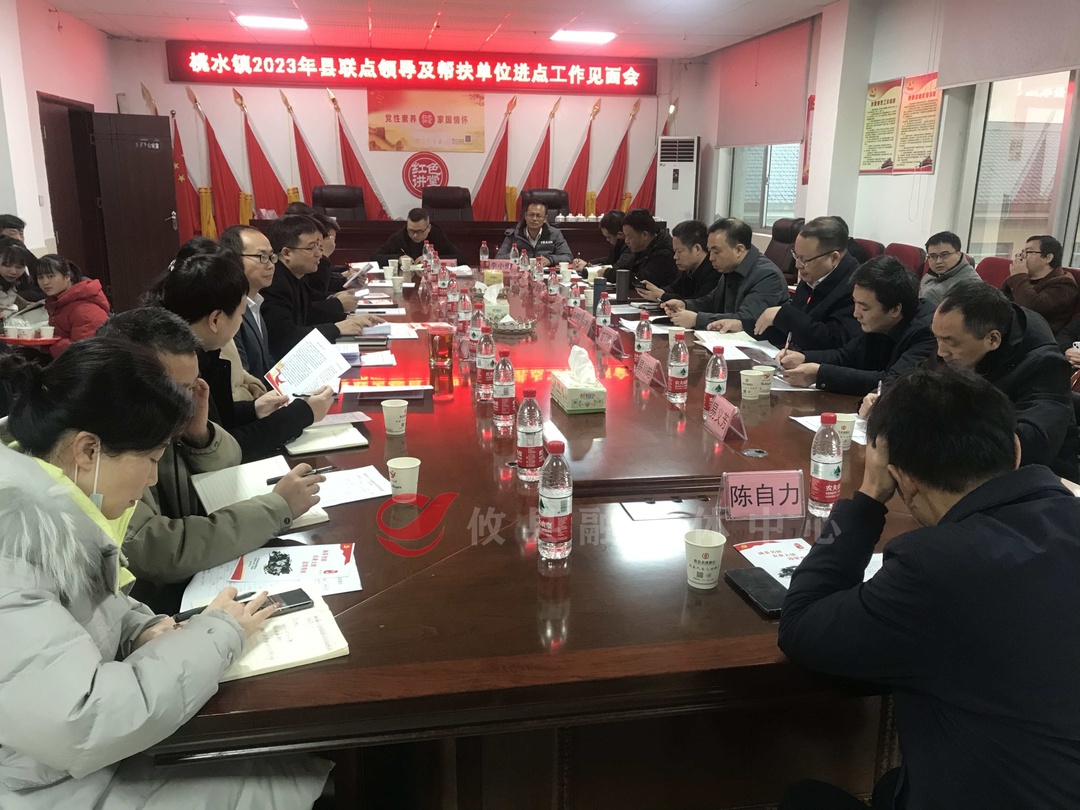 县领导率驻村帮扶单位到桃水镇召开进点工作见面会