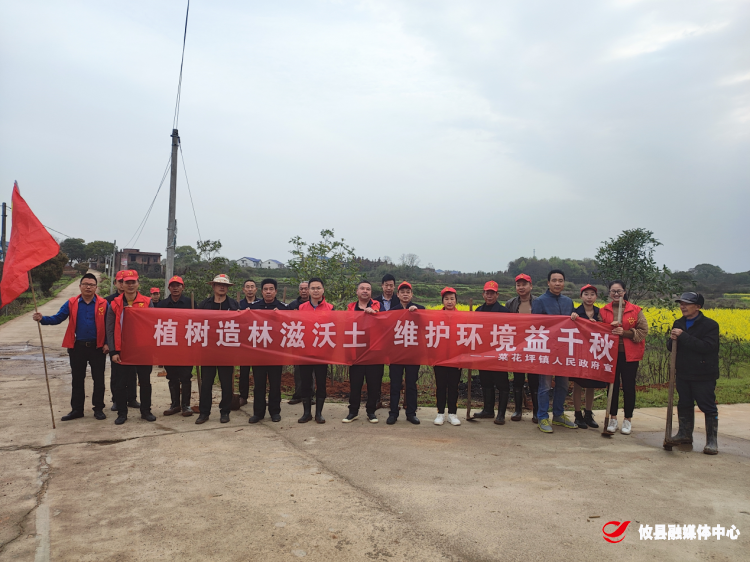 【党旗下的新时代文明实践】菜花坪镇：植树造林滋沃土 维护环境益千秋