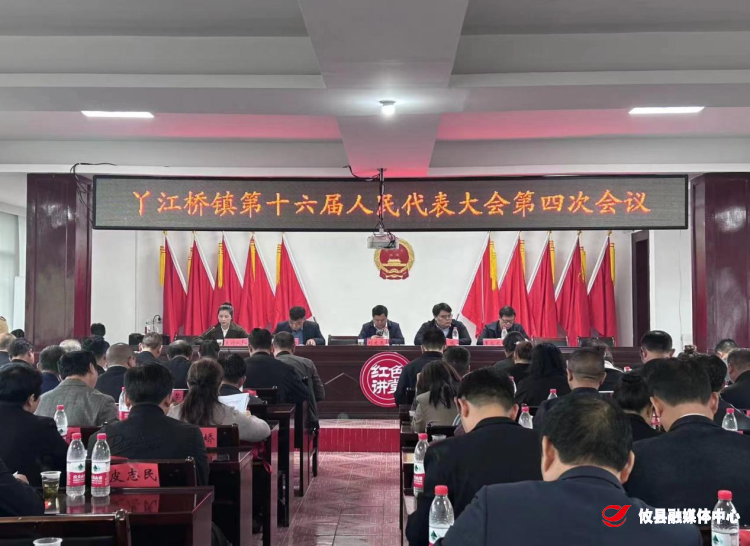 丫江桥镇第十六届人民代表大会第四次会议召开