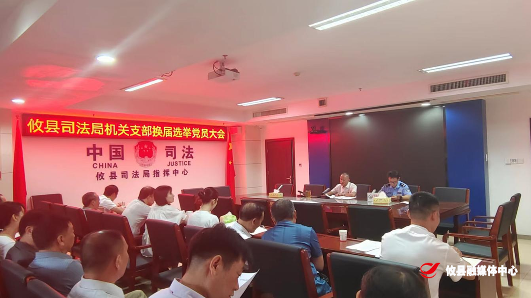 强基铸魂聚合力，司法为民谱新篇——攸县司法局机关支部召开换届选举党员大会