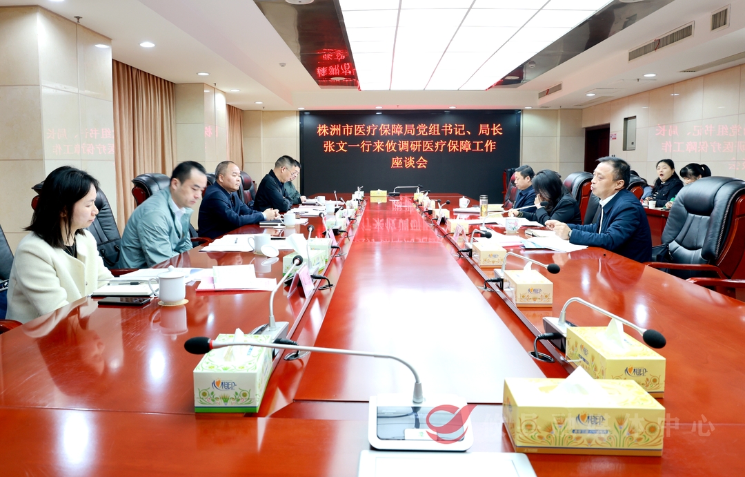 市医疗保障局一行来攸调研医疗保障工作