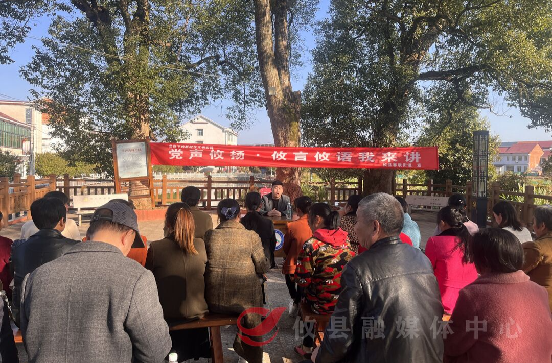 “党声‘攸’扬·攸言攸语我来讲”基层理论巡回宣讲会走进春联街道山背社区