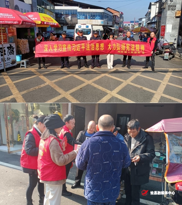 弘扬宪法精神 构建和谐社会——网岭司法所开展2023年宪法宣传周活动