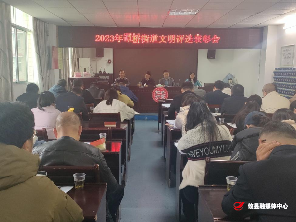 谭桥街道召开2023年度“最美乡贤” 表彰会