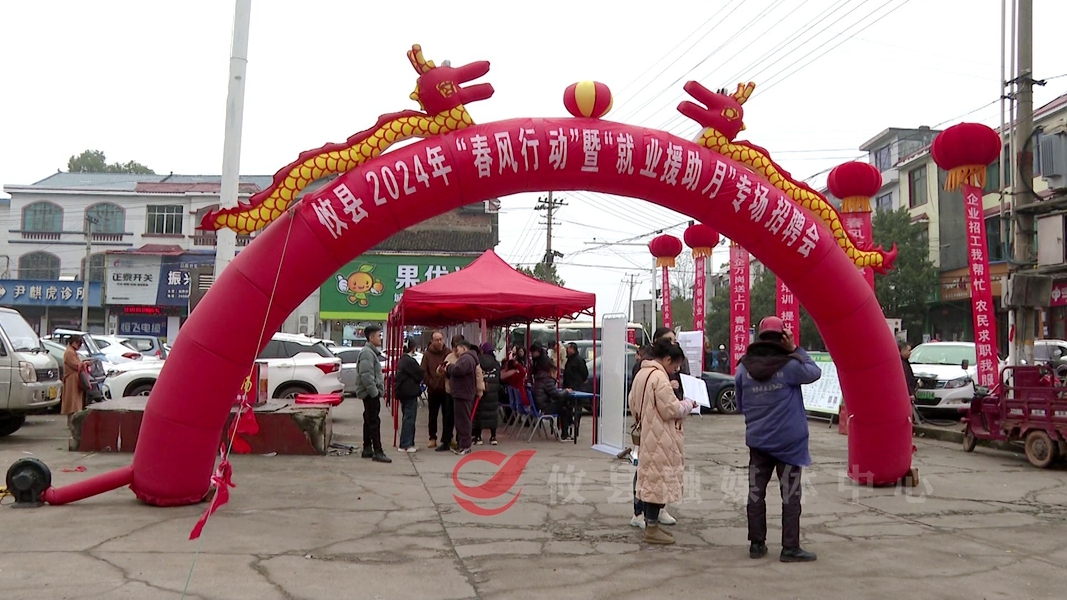 攸县“春风行动”暨“就业援助月”招聘活动走进乡镇集市