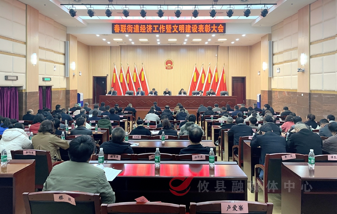 春联街道召开经济工作暨文明建设表彰大会