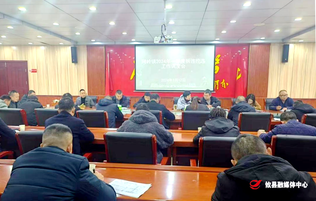 网岭镇召开第一季度拆违控违调度会