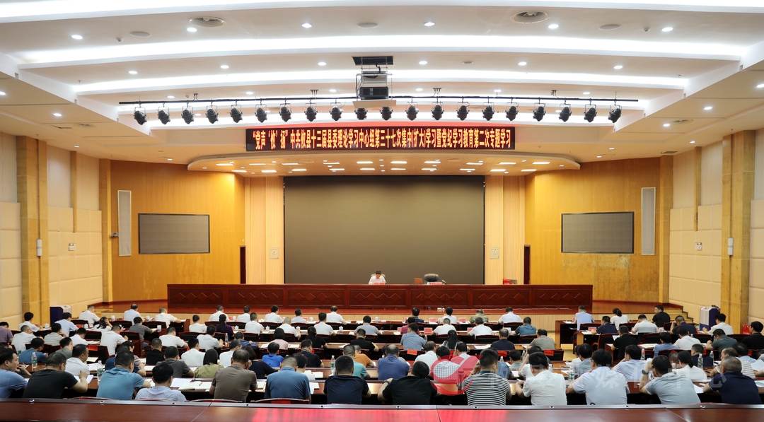 【党声“攸”扬】县委理论学习中心组开展第三十七次集中（扩大）学习暨党纪学习教育第二次专题学习