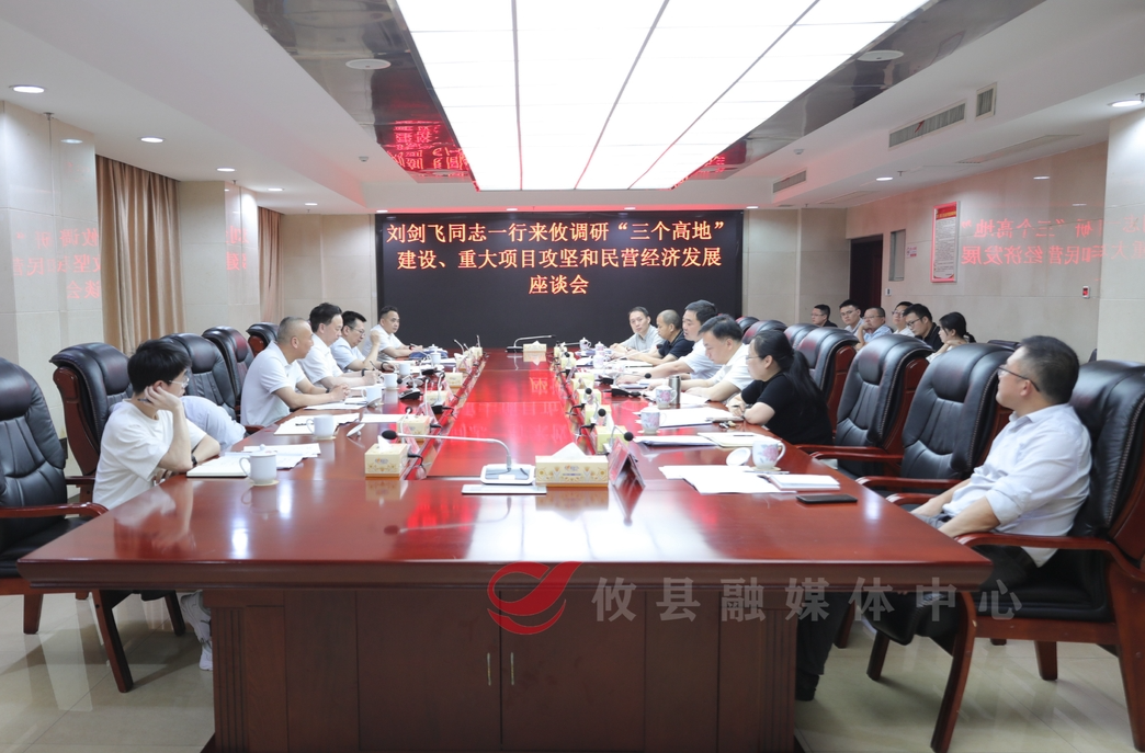 株洲市人大常委会副主任刘剑飞来攸 调研“三个高地”建设、重大项目攻坚和民营经济发展情况