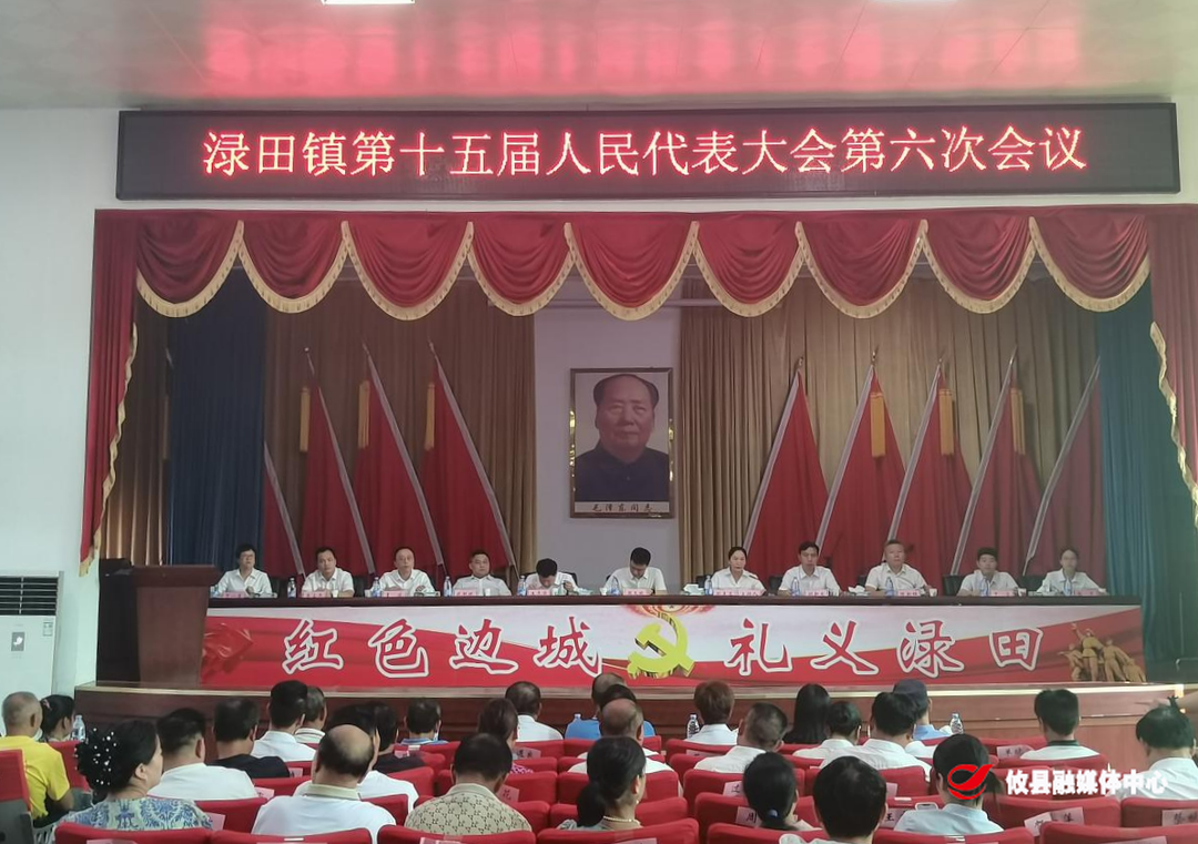 渌田镇第十五届人民代表大会第六次会议召开