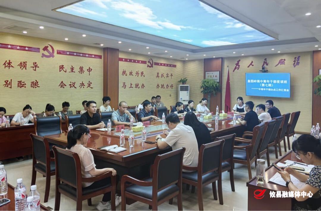 下沉一线察实情，共谋良策促发展——皇图岭镇中青年干部夜读班召开中青年干部办点工作汇报会