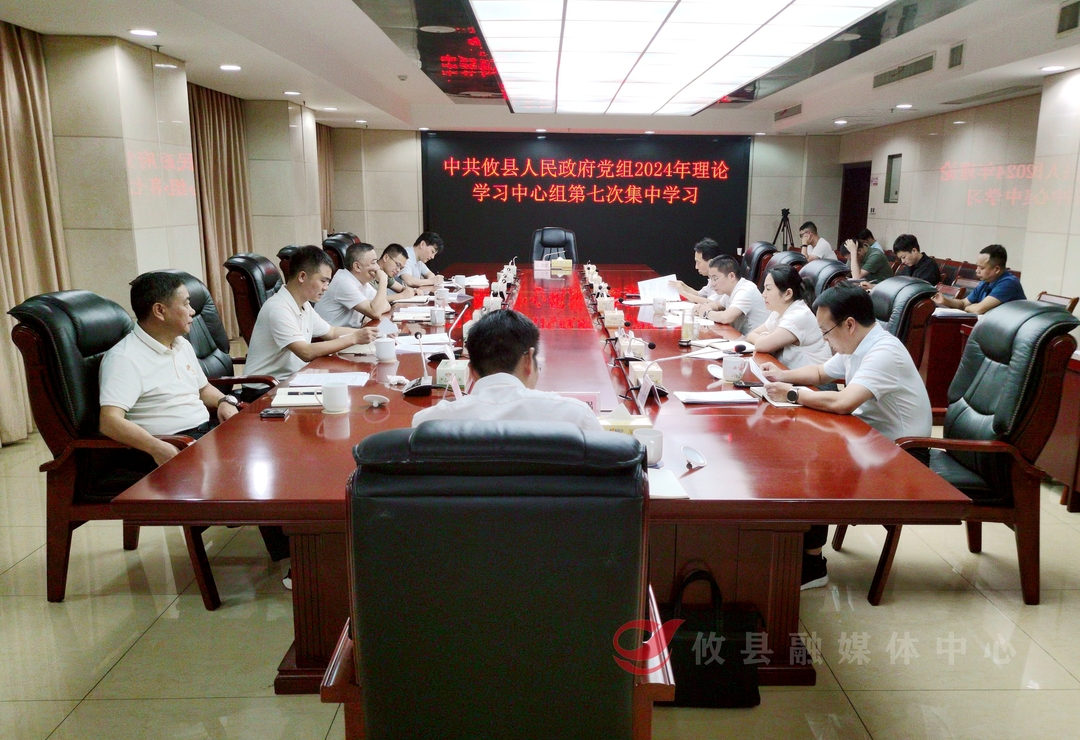 攸县人民政府党组举行2024年理论学习中心组第七次集中学习