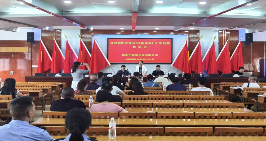 攸发集团富冲安置区资产已成功拍卖