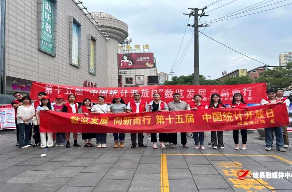 【党旗下的新时代文明实践】攸县统计局开展“数览发展  向新而行”志愿者活动