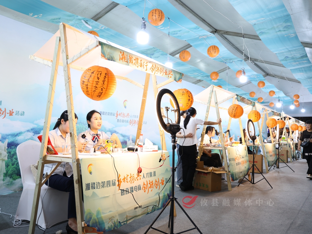 湘赣边第四届乡村振兴人才集训暨直播电商创新创业活动：直播大赛初赛正如火如荼进行中