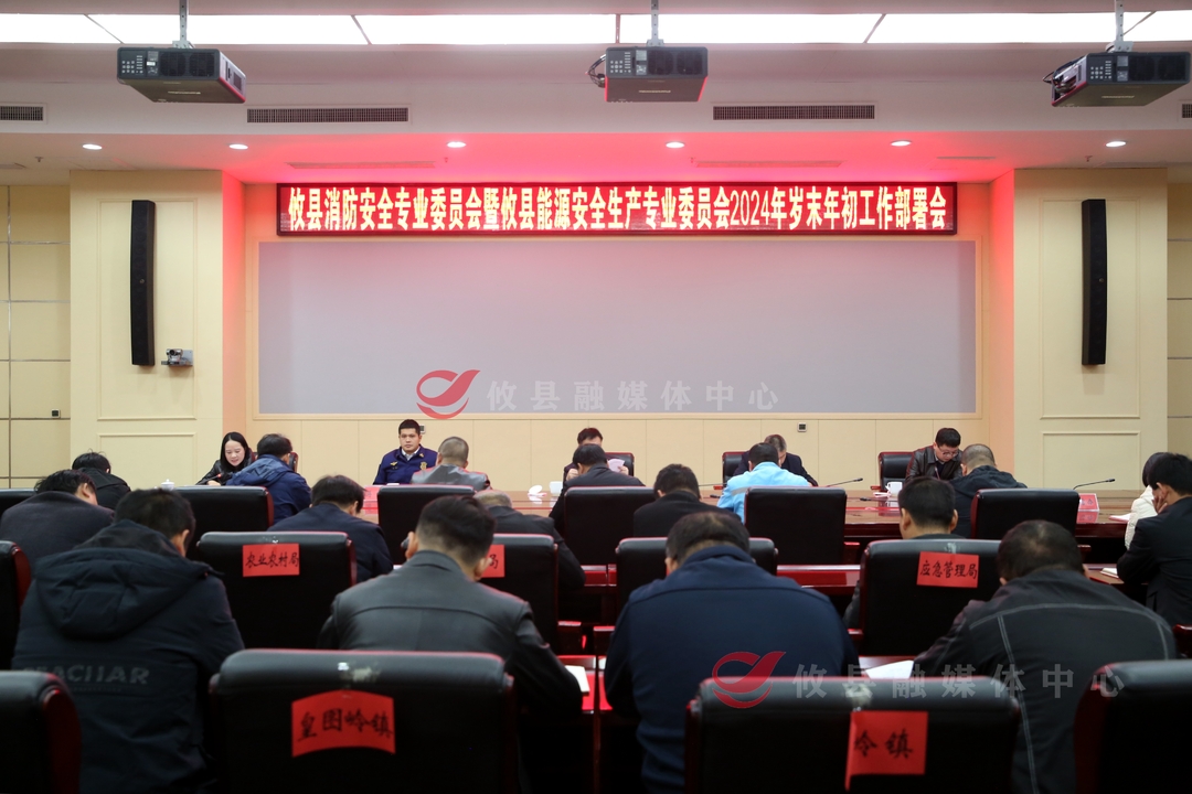 攸县消防、能源安全生产专业委员会2024年岁末年初工作部署会议召开