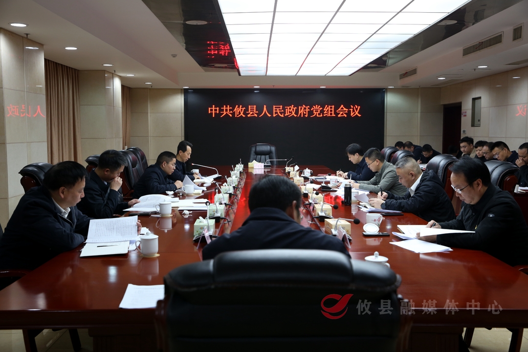 攸县人民政府召开党组会议