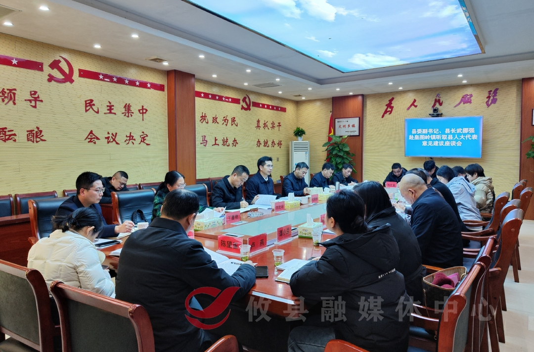 武挪强赴皇图岭镇听取县人大代表意见建议