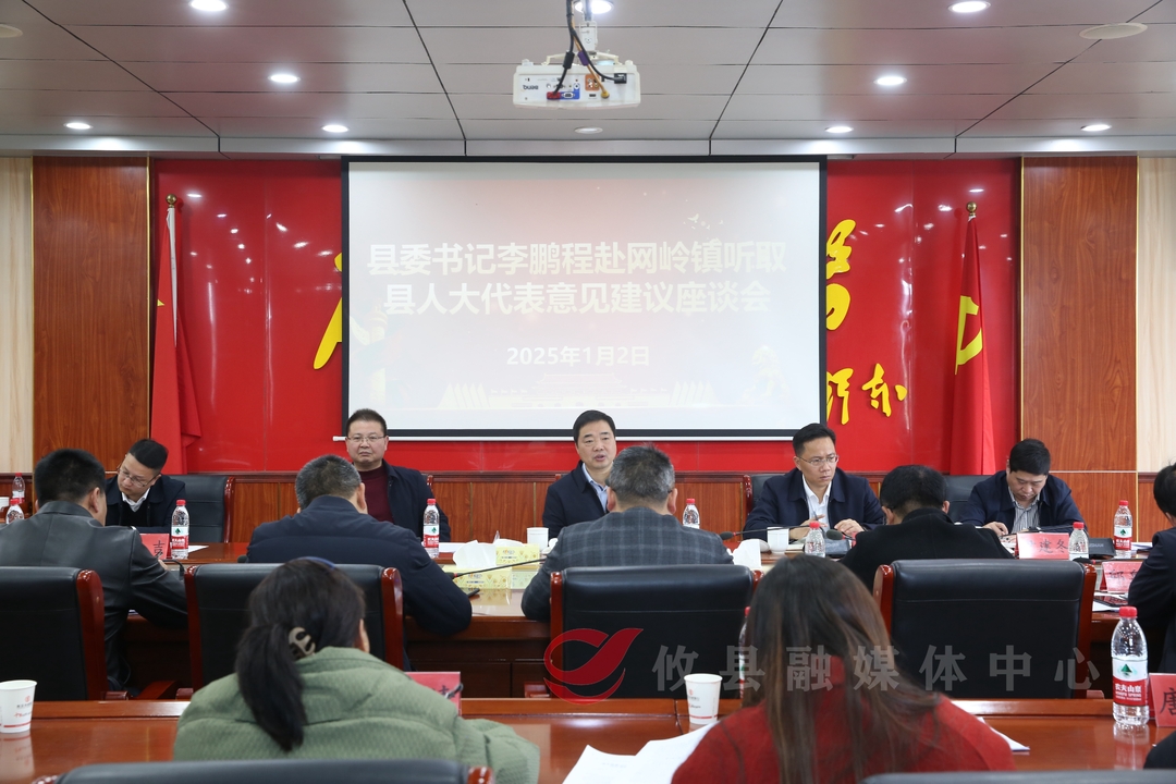 李鹏程赴网岭镇听取县人大代表意见建议座谈会