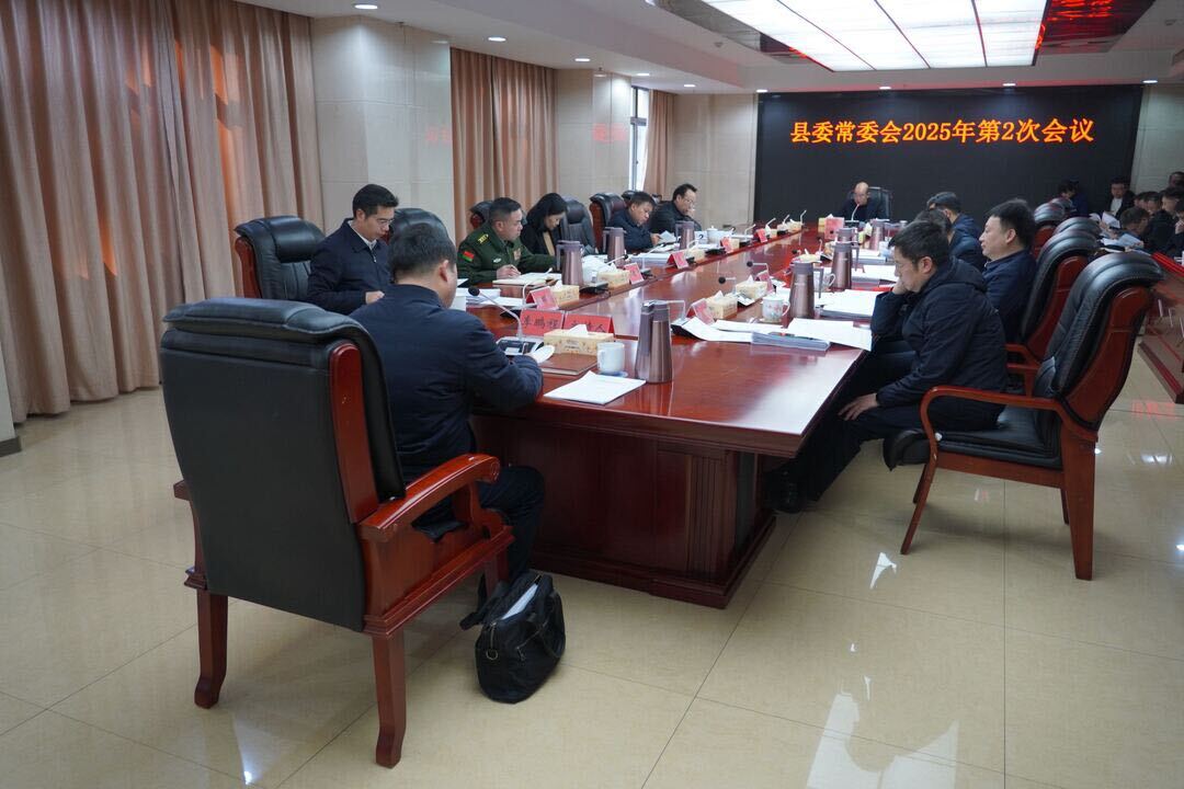 县委常委会召开2025年第2次会议
