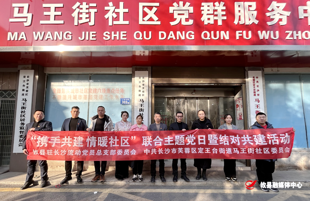 党徽闪耀暖旧巷，共建绘就新家园