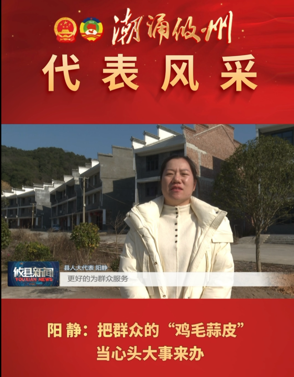 人民的代表阳静：把群众的“鸡毛蒜皮”当心头大事来办