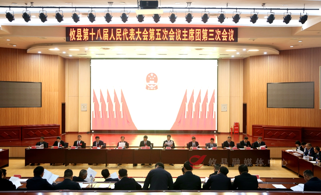 【潮涌攸州·2025年攸县两会】攸县第十八届人民代表大会第五次会议召开主席团第三次会议