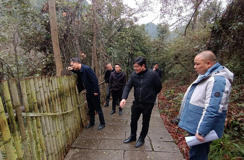 攸县文化旅游安全专业委员会开展节前景区景点安全生产检查