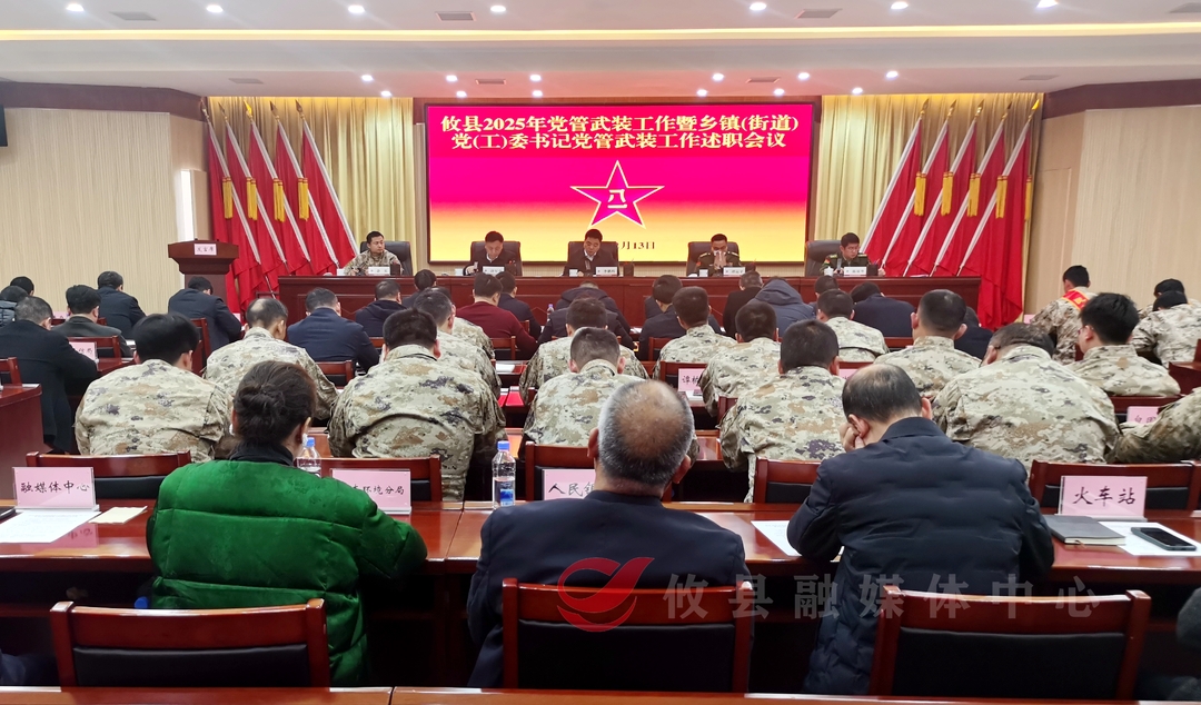 攸县召开2025年党管武装工作暨乡镇（街道）党（工）委书记党管武装工作述职会议