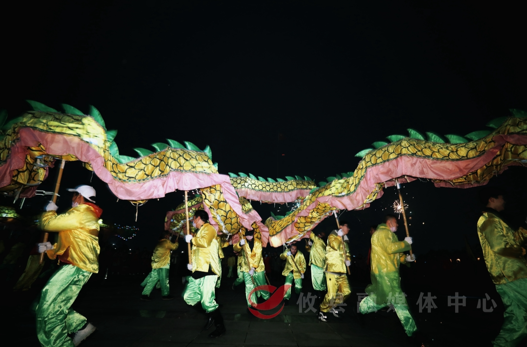 【众望“攸”归·非遗闹元宵 灯火映攸州】舞龙灯祈福巡游 红红火火闹元宵