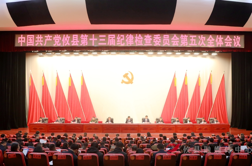 攸县第十三届纪律检查委员会第五次全体会议召开
