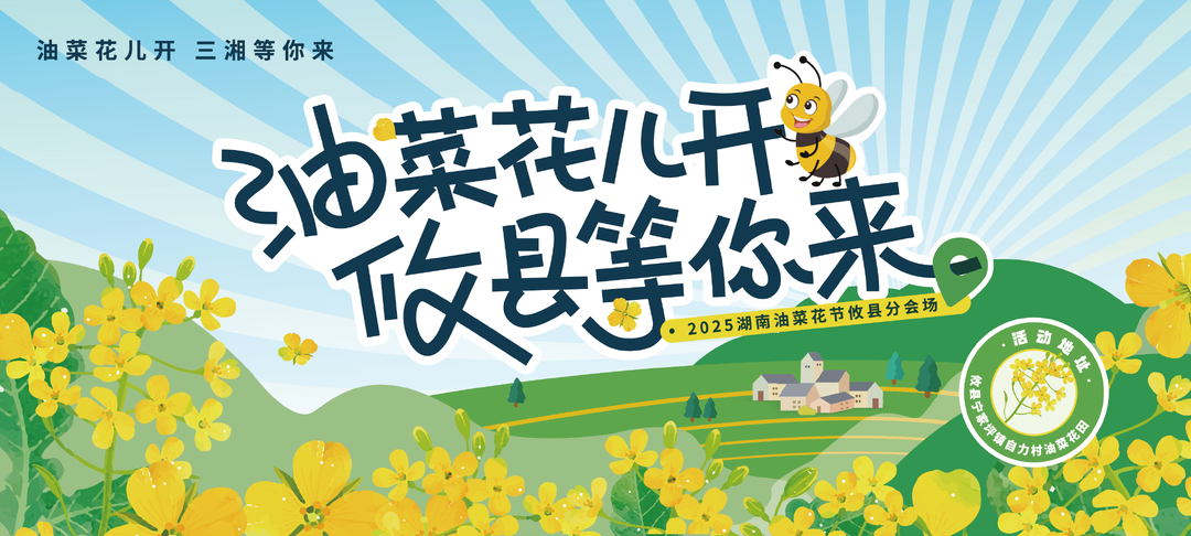 油菜花儿开 攸县等你来