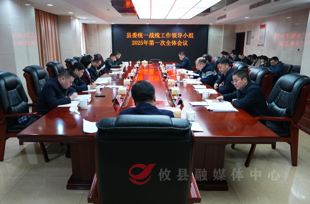 县委统一战线工作领导小组召开2025年第一次全体会议