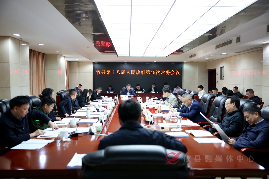 攸县第十八届人民政府第45次常务会议召开